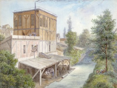 Die Bievre bei Gentilly, 1865 von Isodore Laurent Deroy